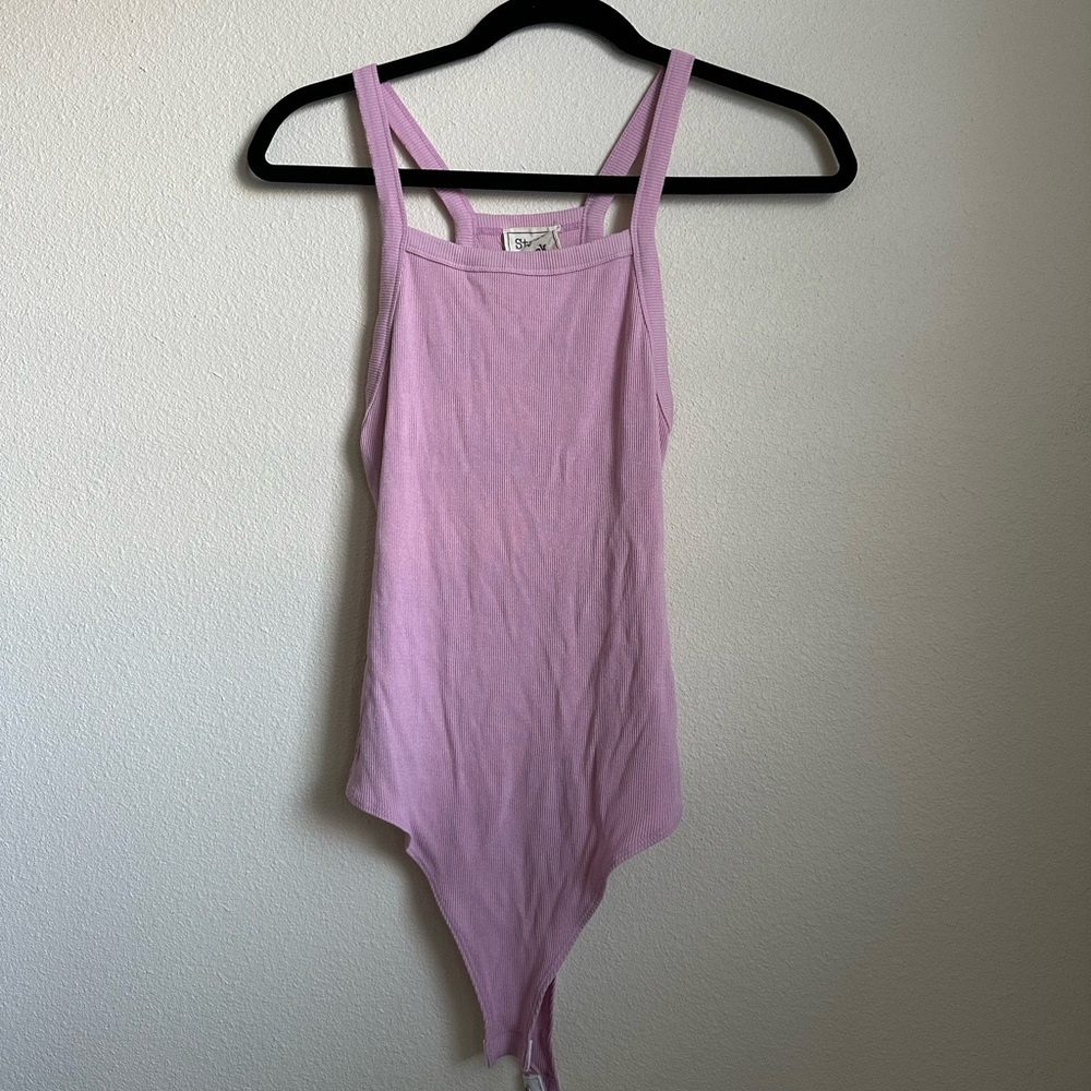 Style Rack Women’s Body Suit Pink Sz Large